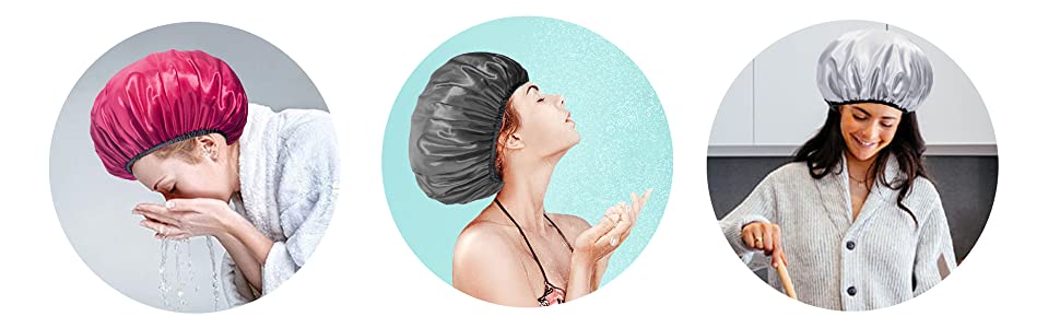 reusable shower cap