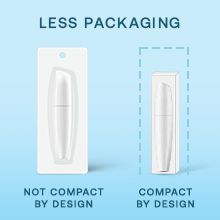Less packaging