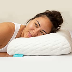 Bamboo Side Sleeping PIllow for ear pain made from memory foam