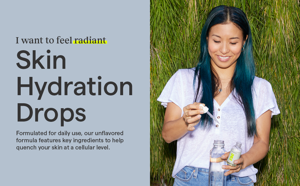 Rae's Skin Hydration drops are the ultimate ingestible liquid skin supplement