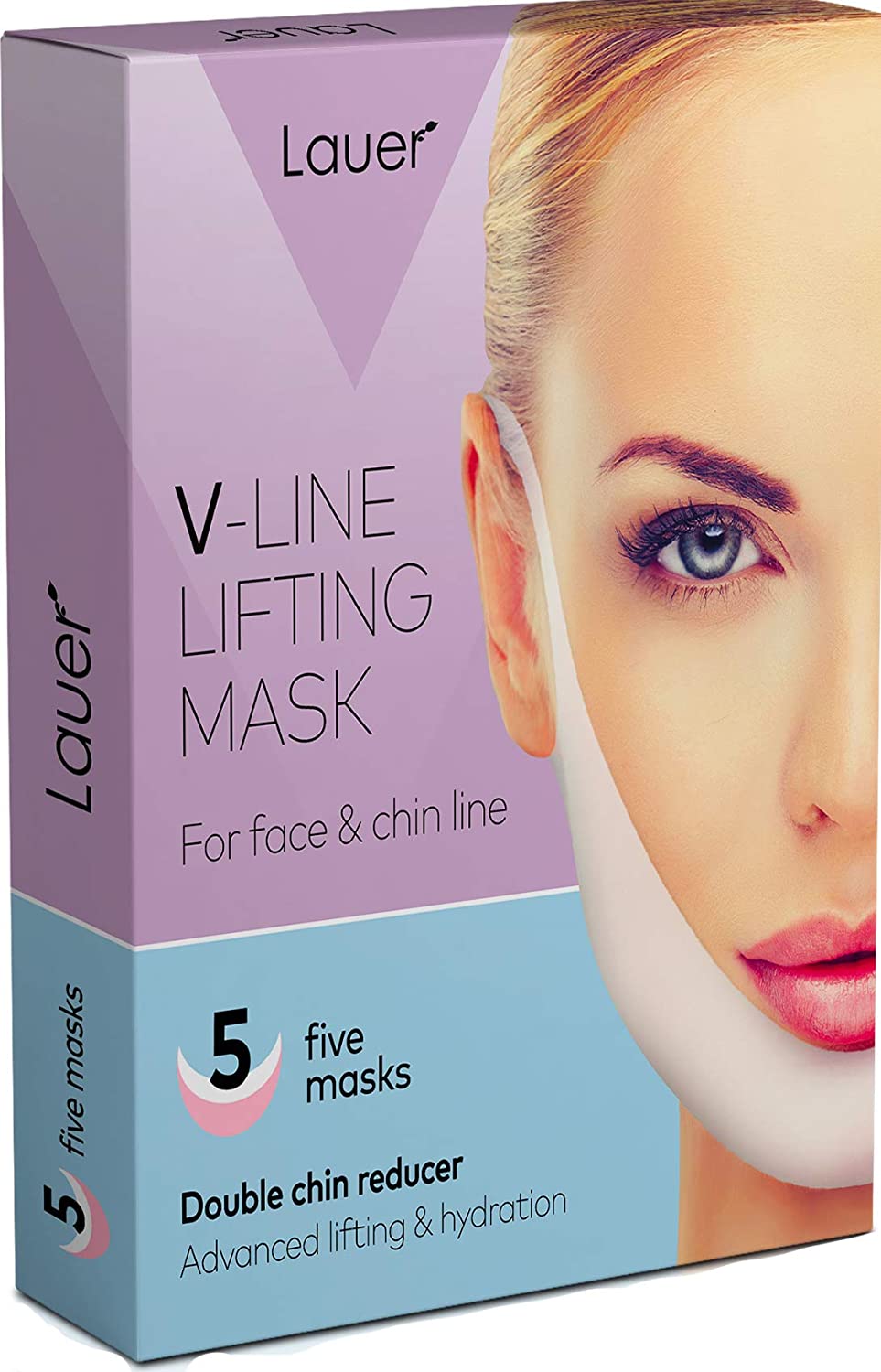 VELAMO Reusable V Line Mask Facial Slimming Strap, Double Chin
