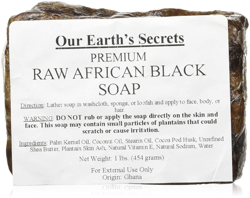 Our Earth's Secrets Raw African Black Soap, 1 lb. - Medrock Pharmacy