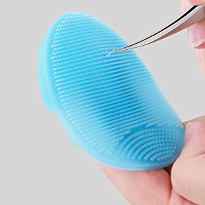 manual facial brush silicone face brush